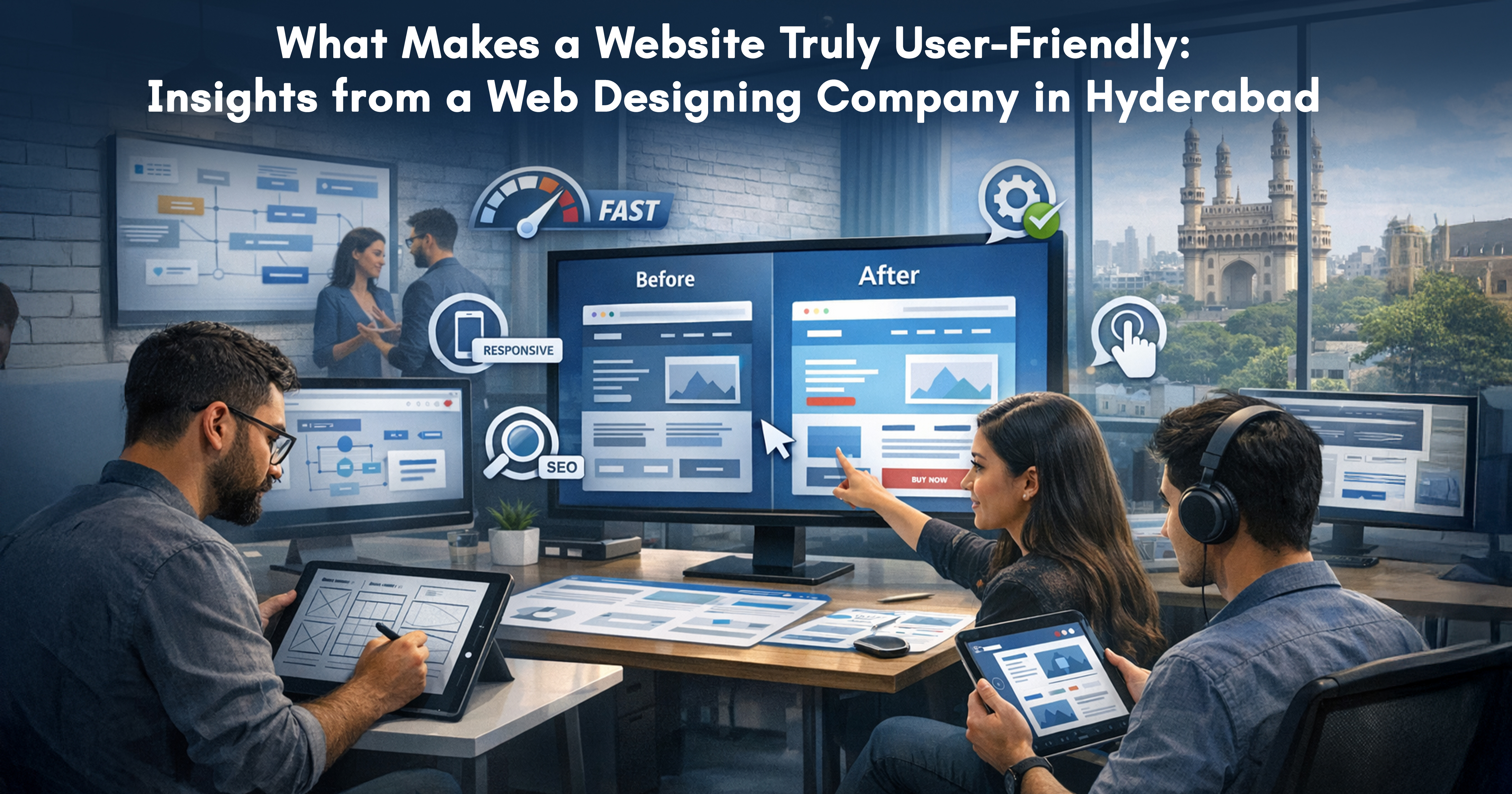 What Makes a Website Truly User-Friendly: Insights from a Web Designing Company in Hyderabad
